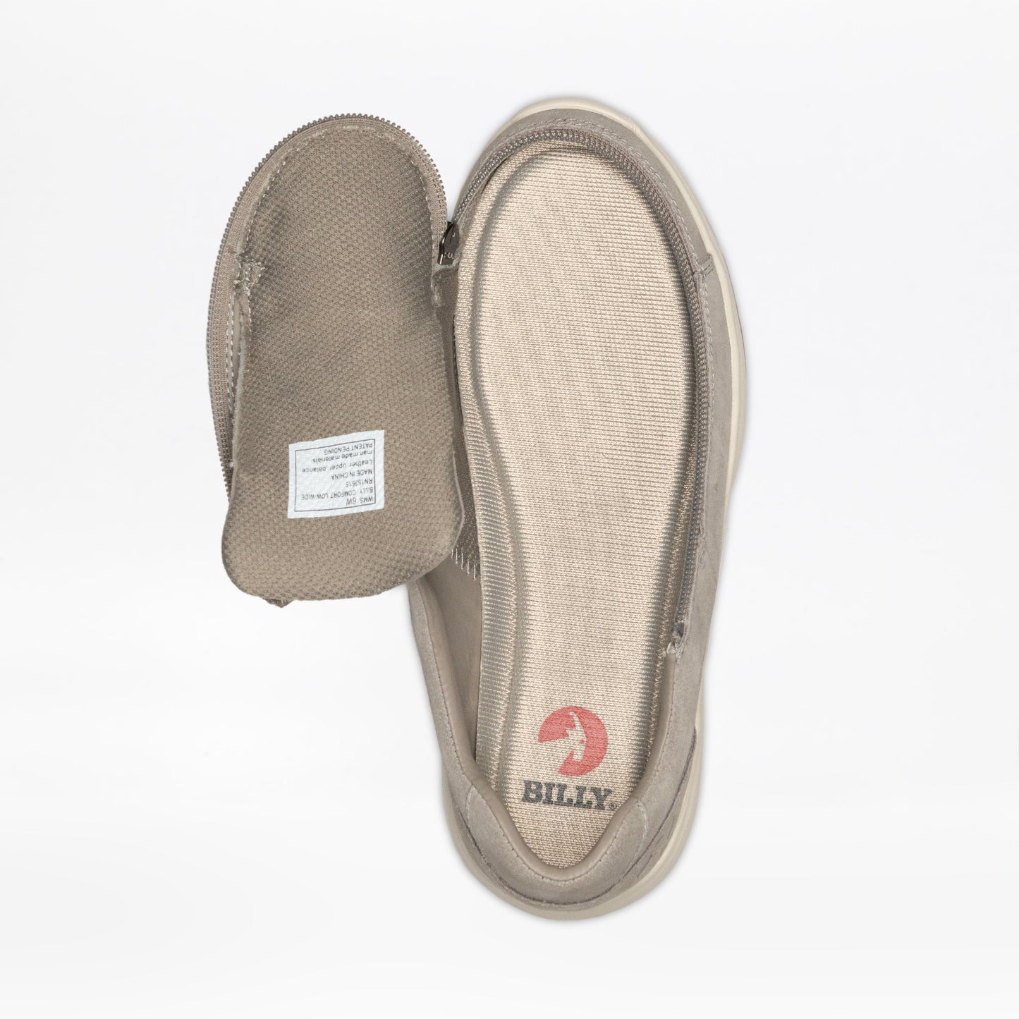 SALE - Women's Grey Suede BILLY Comfort Low