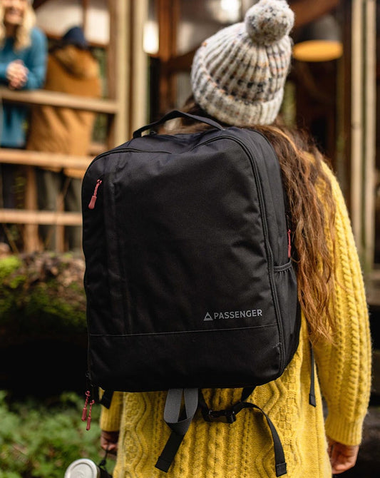 Ascent Weekender Recycled 35 Liter Backpack - Black