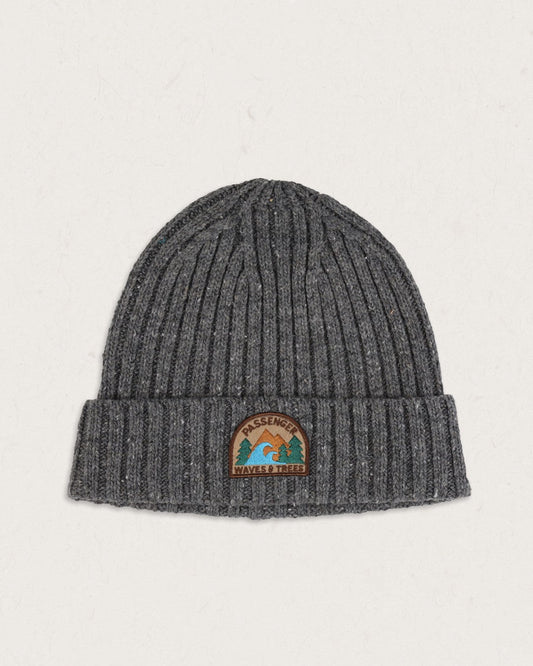 Katira Ribbed Knit Beanie - Charcoal