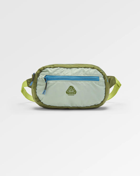 Trail Light Recycled Packable Hip Pack - Khaki Green