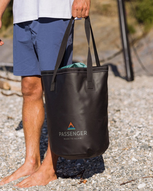Tide Recycled 30L Bucket Bag - Black