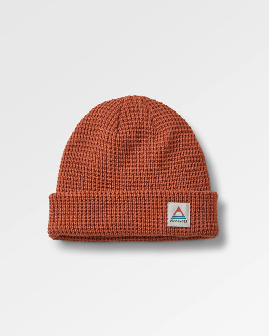 Moss Double Layer Recycled Waffle Hat - Baked Clay