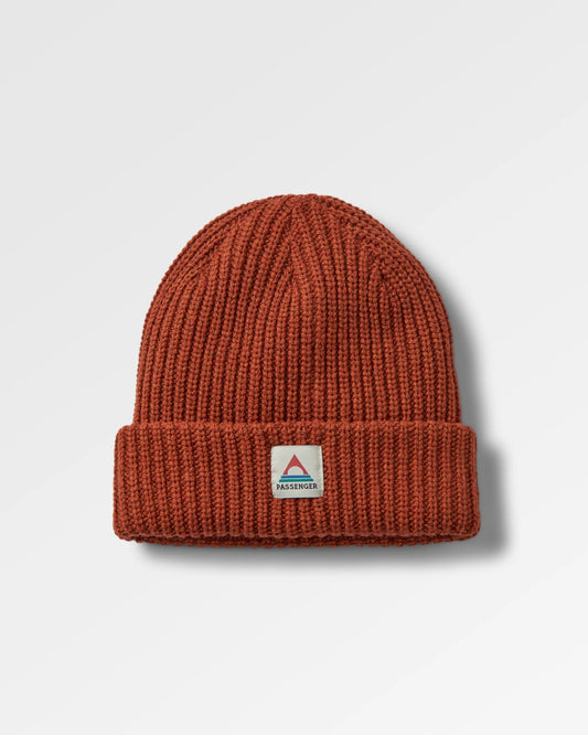 Beechwood Cozy Fleece Lined Recycled Beanie - Baked Clay