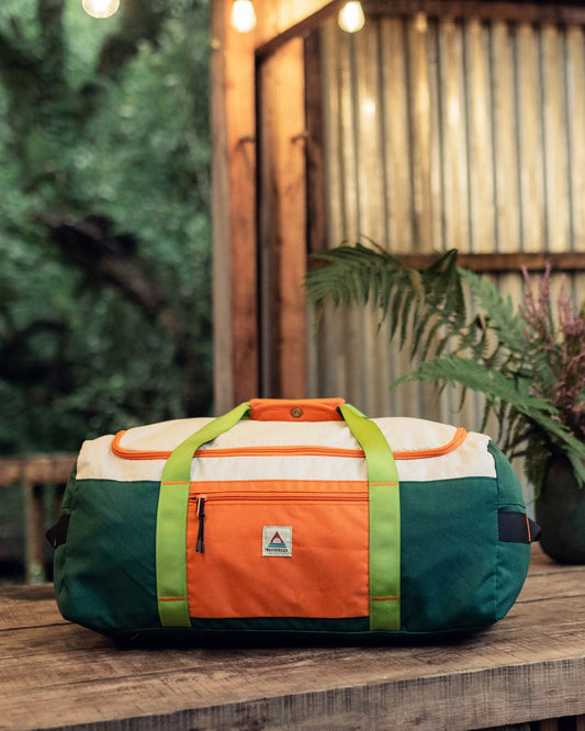 Boondocker Recycled 30L Duffel Bag - Rain Forest Orange Multi