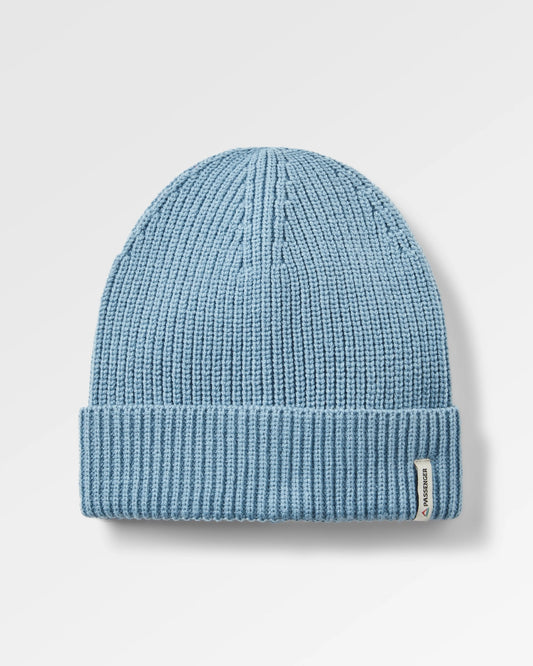 Compass Recycled Beanie - Ice Blue